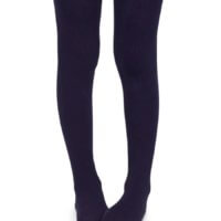 Navy Girls School Tights