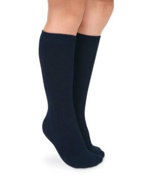 Navy Knee Socks