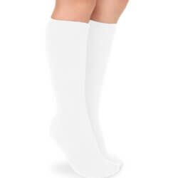 White Knee Socks