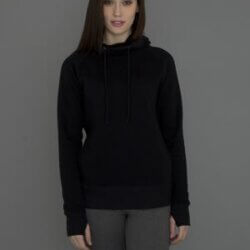 EMS PRO FLEECE FUNNEL NECK HOODED LADIES’ SWEATSHIRT 