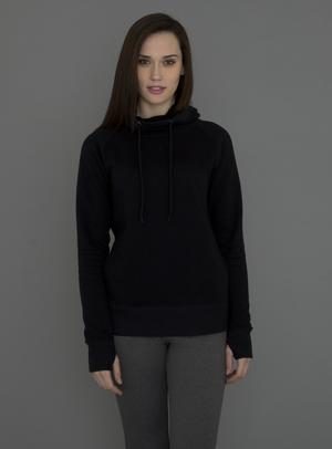 EMS PRO FLEECE FUNNEL NECK HOODED LADIES’ SWEATSHIRT 
