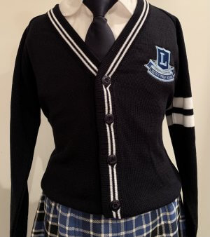 Liberty Prep Embroidered Varsity Cardigan