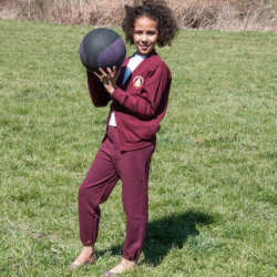 Burgundy Gym Pants