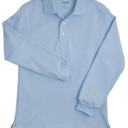 Alive Embroidered Long Sleeve Polo Shirts