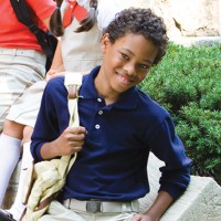 Liberty Prep Embroidered Long Sleeve Polo
