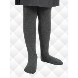 Grey Girls School Tights